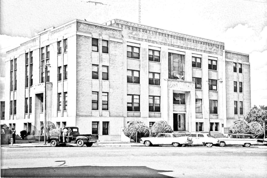 Pope County Courthouse late 1950s